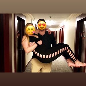 Black Full Length Cut Out Jumpsuit